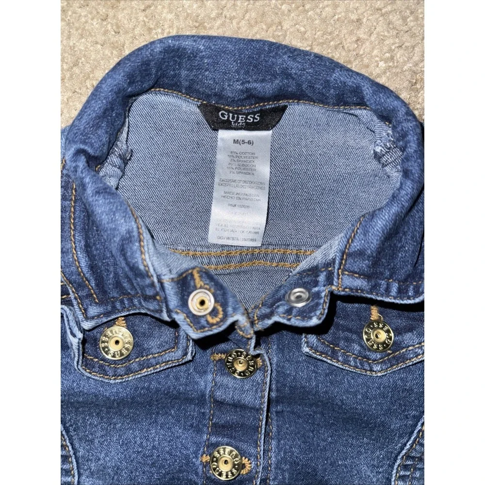 Guess Girl's Denim Jacket Size 5-6‎